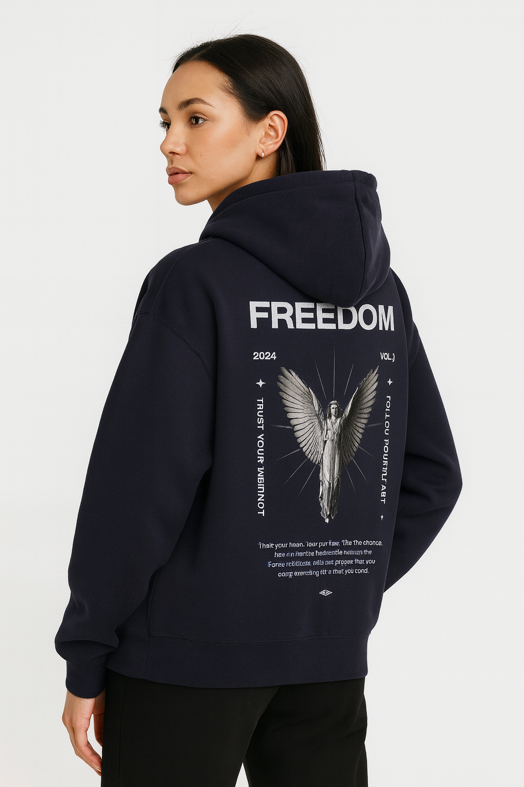 VACANCY Oversized Zipper Hoodie