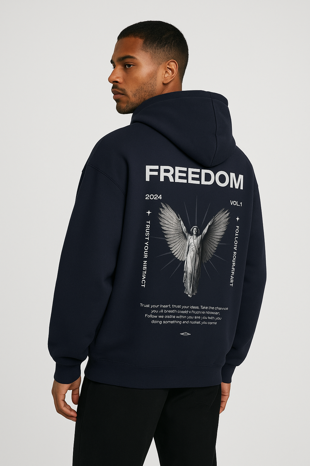 VACANCY Oversized Zipper Hoodie